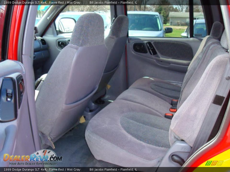 1999 Dodge Durango SLT 4x4 Flame Red / Mist Gray Photo #9