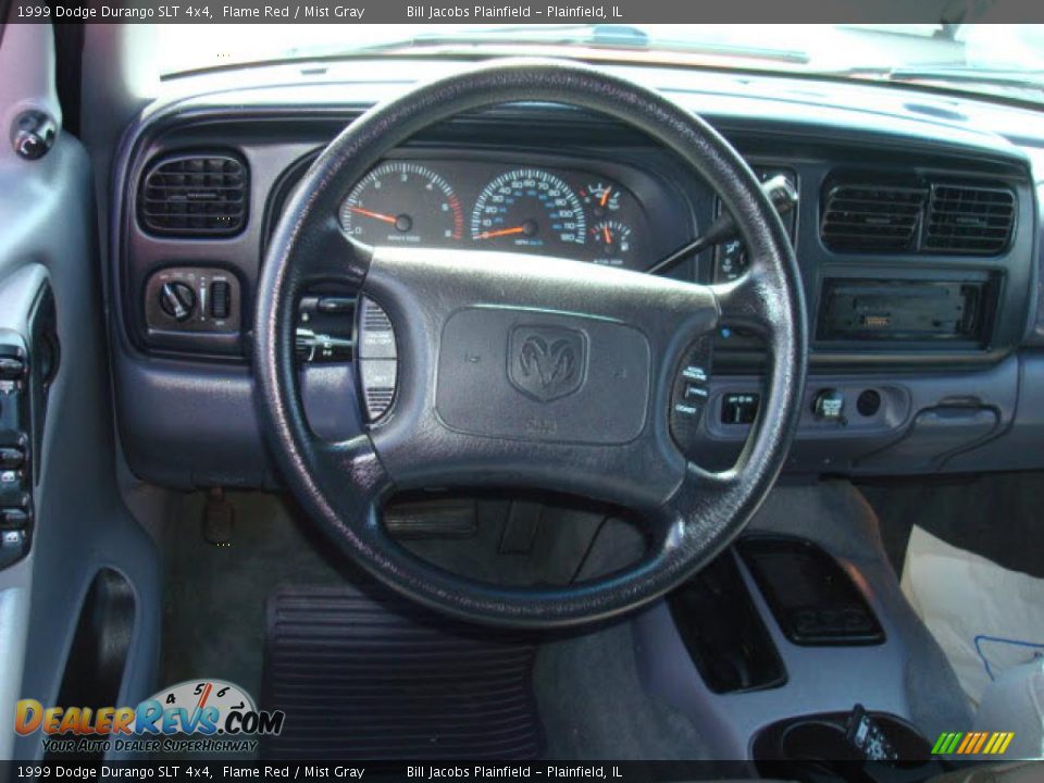 1999 Dodge Durango SLT 4x4 Flame Red / Mist Gray Photo #10
