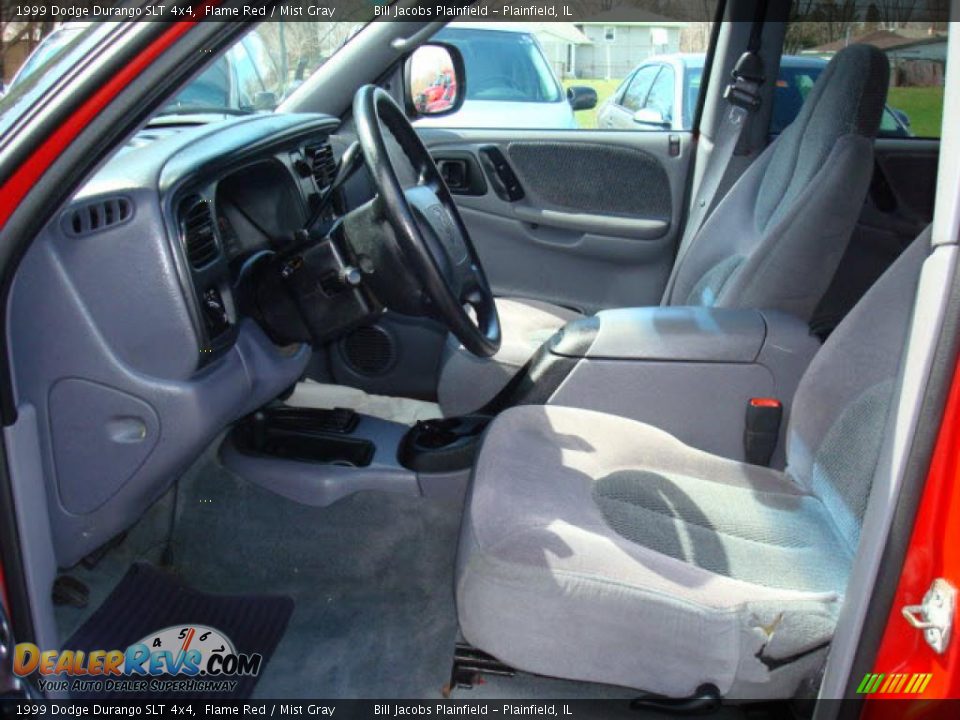 1999 Dodge Durango SLT 4x4 Flame Red / Mist Gray Photo #11