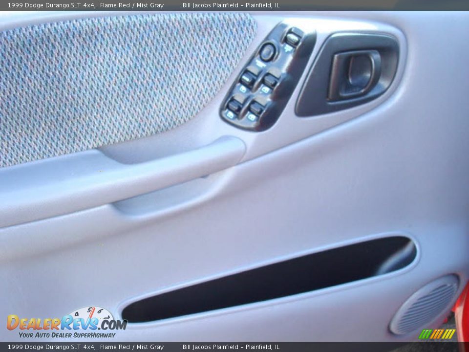 1999 Dodge Durango SLT 4x4 Flame Red / Mist Gray Photo #12