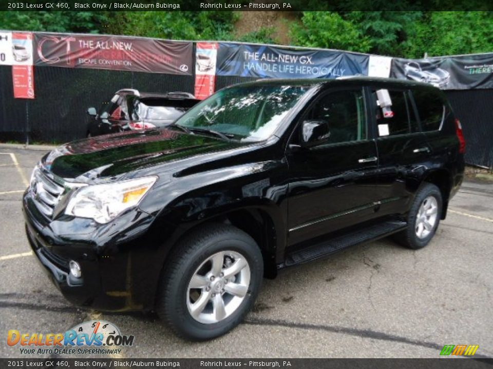 2013 Lexus GX 460 Black Onyx / Black/Auburn Bubinga Photo #7
