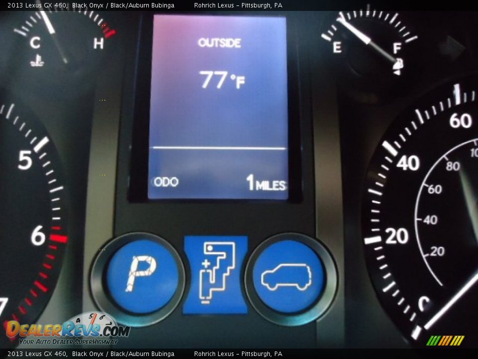2013 Lexus GX 460 Black Onyx / Black/Auburn Bubinga Photo #20