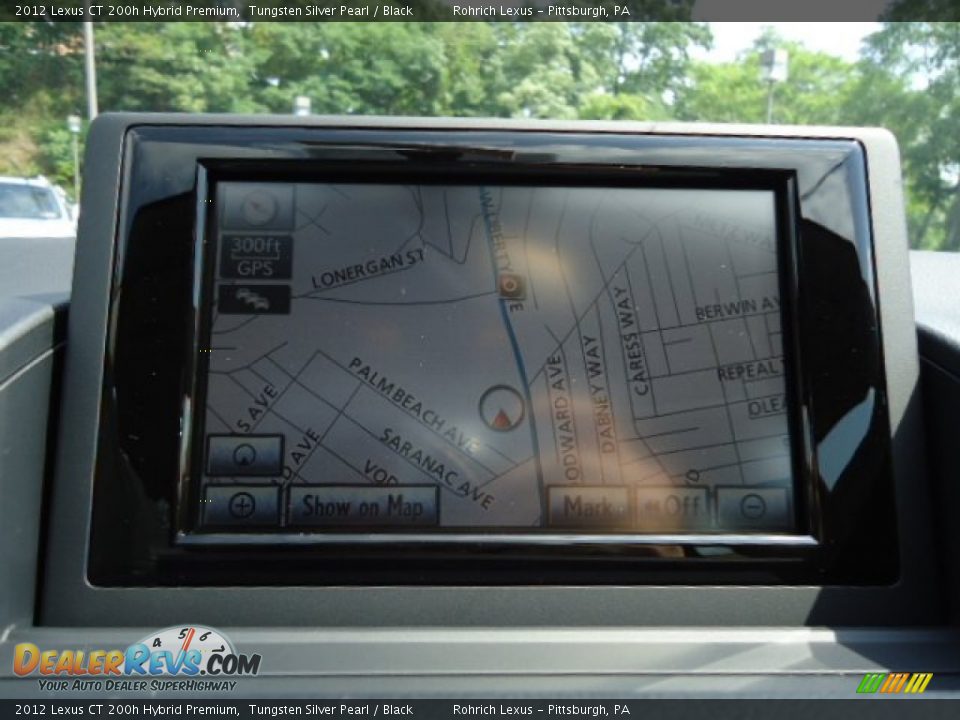 2012 Lexus CT 200h Hybrid Premium Tungsten Silver Pearl / Black Photo #17