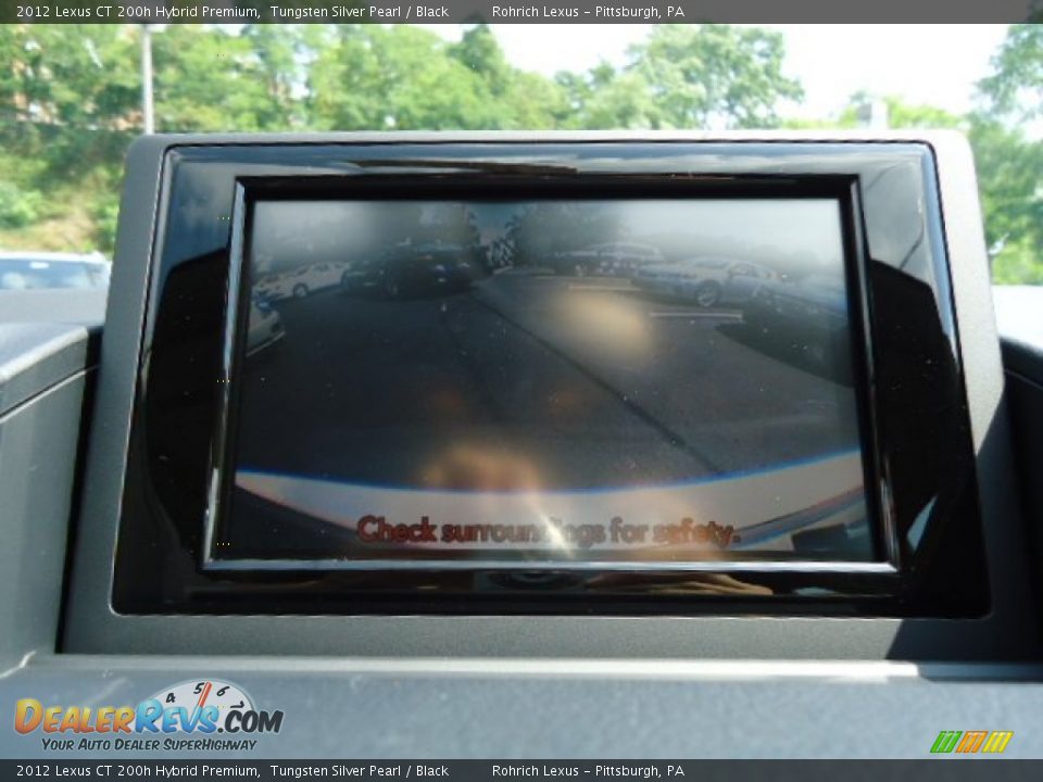 2012 Lexus CT 200h Hybrid Premium Tungsten Silver Pearl / Black Photo #18