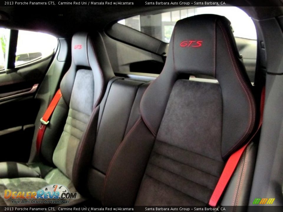 Marsala Red W Alcantara Interior 2013 Porsche Panamera Gts