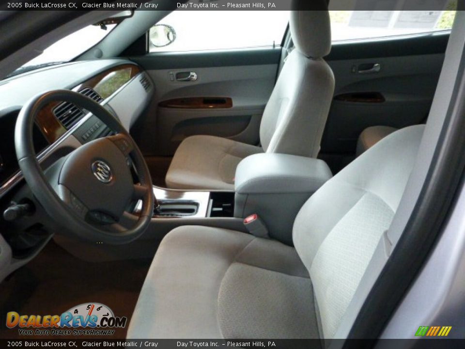 2005 Buick LaCrosse CX Glacier Blue Metallic / Gray Photo #8
