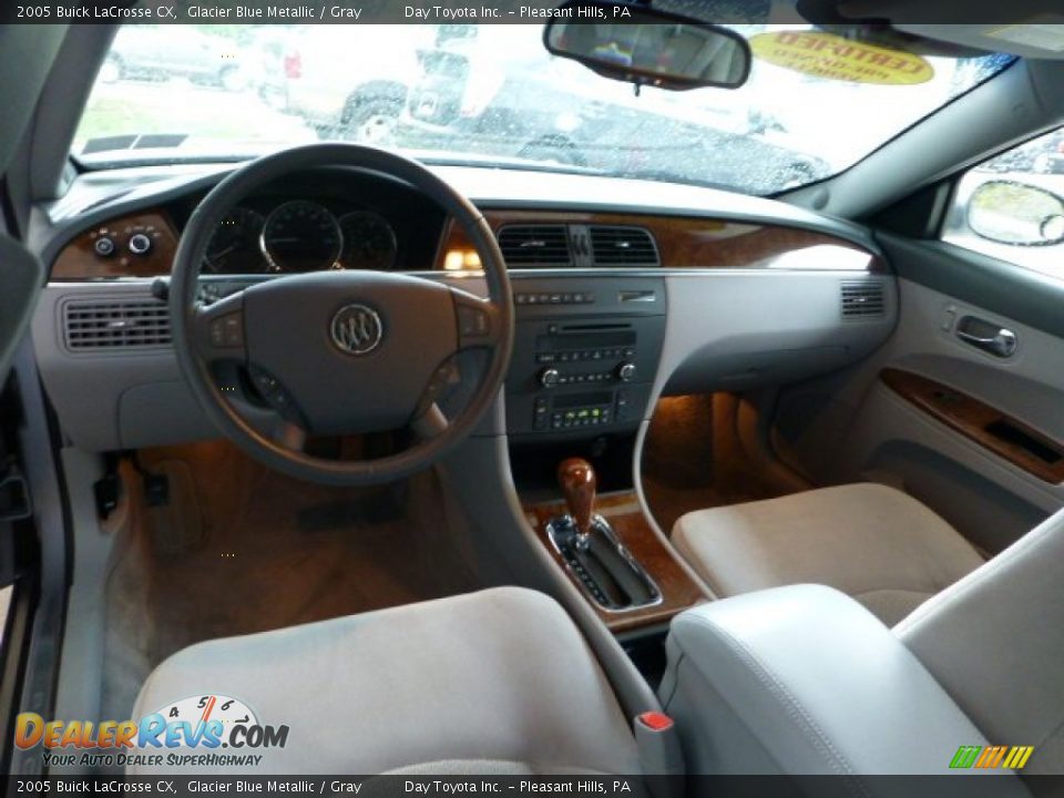 2005 Buick LaCrosse CX Glacier Blue Metallic / Gray Photo #10