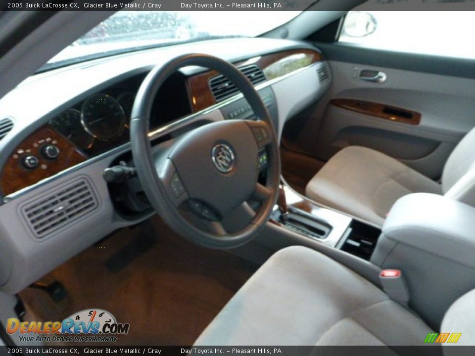 2005 Buick LaCrosse CX Glacier Blue Metallic / Gray Photo #12