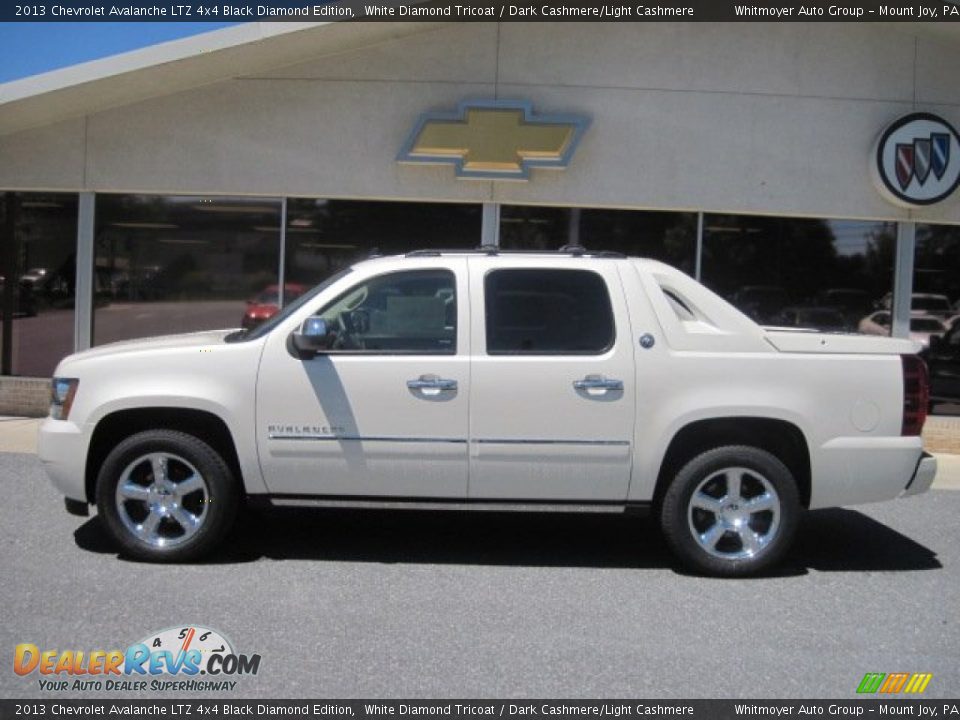 2013 Chevrolet Avalanche LTZ 4x4 Black Diamond Edition White Diamond Tricoat / Dark Cashmere/Light Cashmere Photo #1
