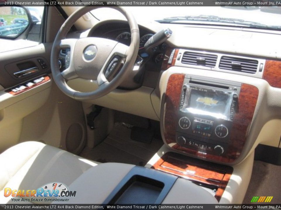 2013 Chevrolet Avalanche LTZ 4x4 Black Diamond Edition White Diamond Tricoat / Dark Cashmere/Light Cashmere Photo #9