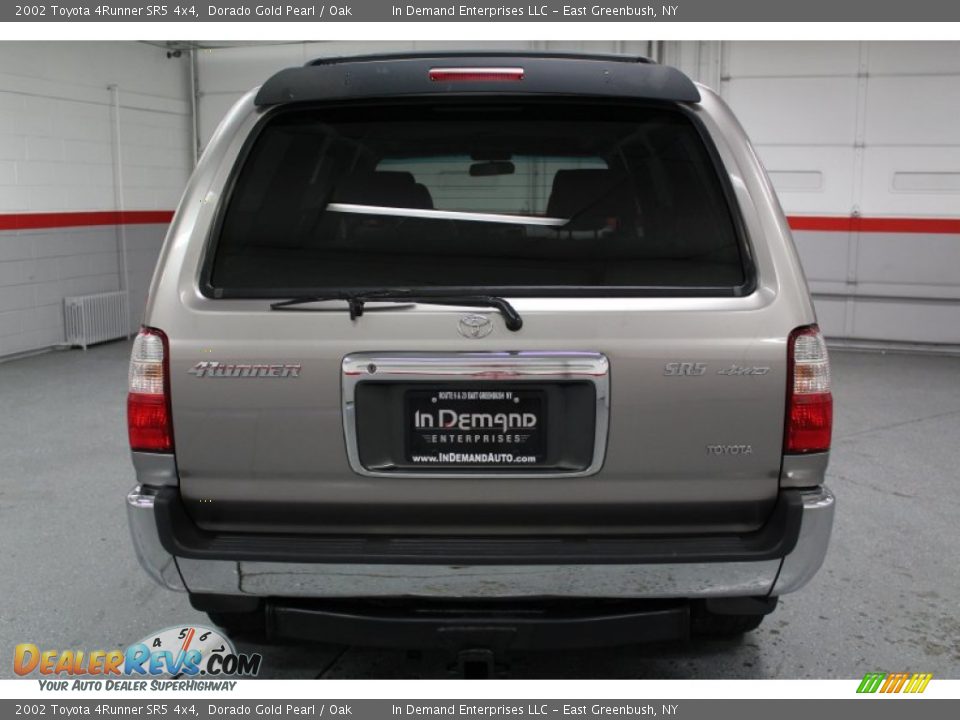 2002 Toyota 4Runner SR5 4x4 Dorado Gold Pearl / Oak Photo #6