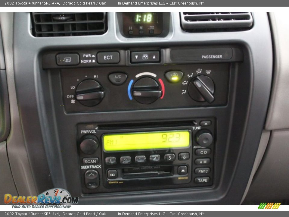 2002 Toyota 4Runner SR5 4x4 Dorado Gold Pearl / Oak Photo #24