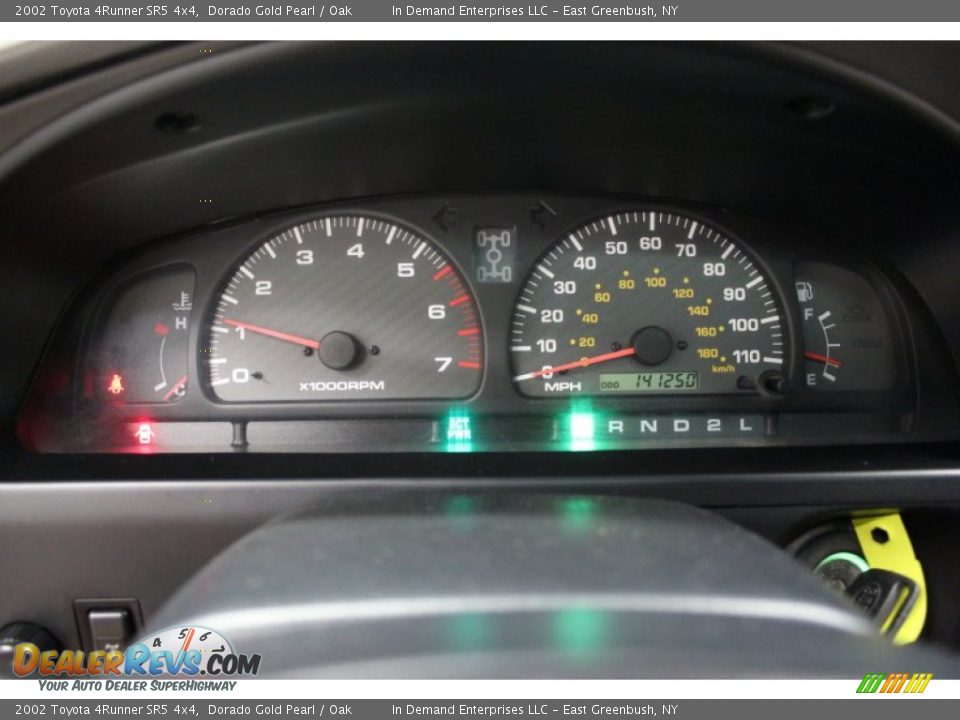 2002 Toyota 4Runner SR5 4x4 Dorado Gold Pearl / Oak Photo #32