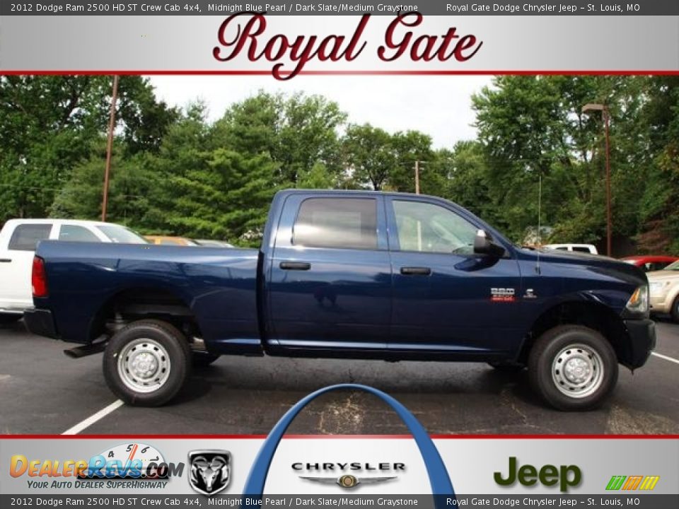 2012 Dodge Ram 2500 HD ST Crew Cab 4x4 Midnight Blue Pearl / Dark Slate/Medium Graystone Photo #1