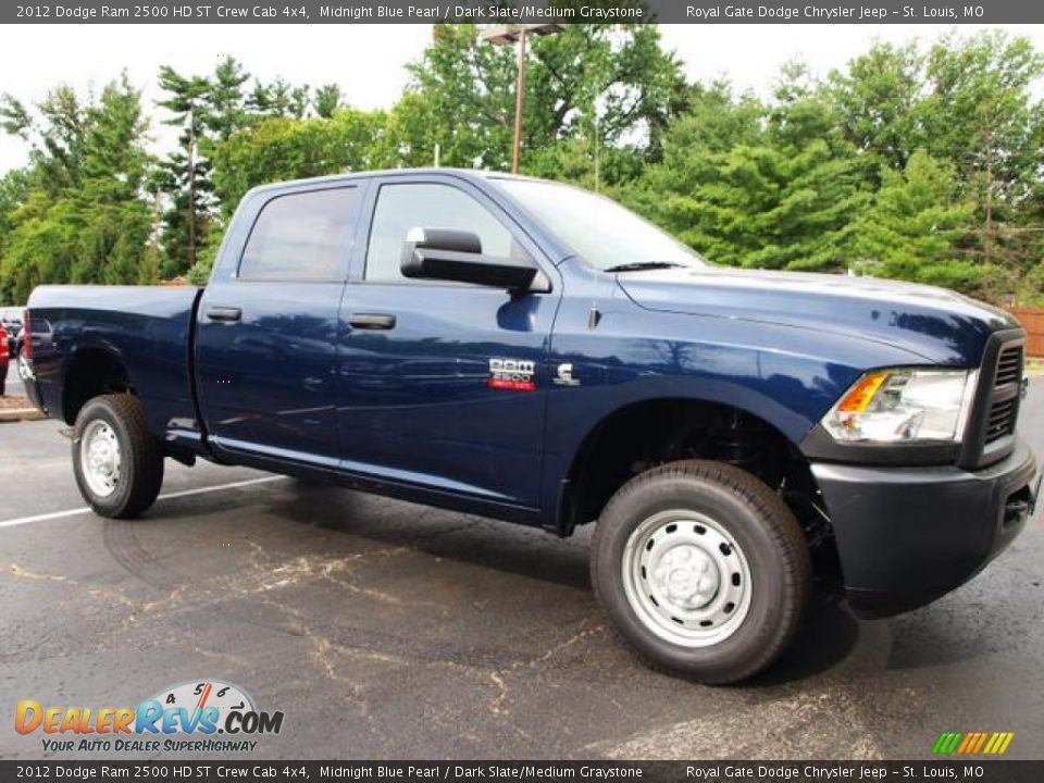 Midnight Blue Pearl 2012 Dodge Ram 2500 HD ST Crew Cab 4x4 Photo #2
