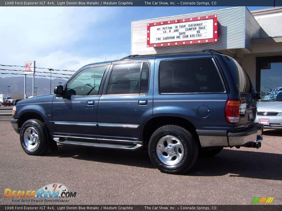 1998 Ford Explorer XLT 4x4 Light Denim Blue Metallic / Medium Graphite Photo #5