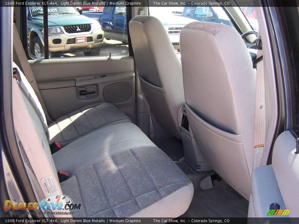 1998 Ford Explorer XLT 4x4 Light Denim Blue Metallic / Medium Graphite Photo #13
