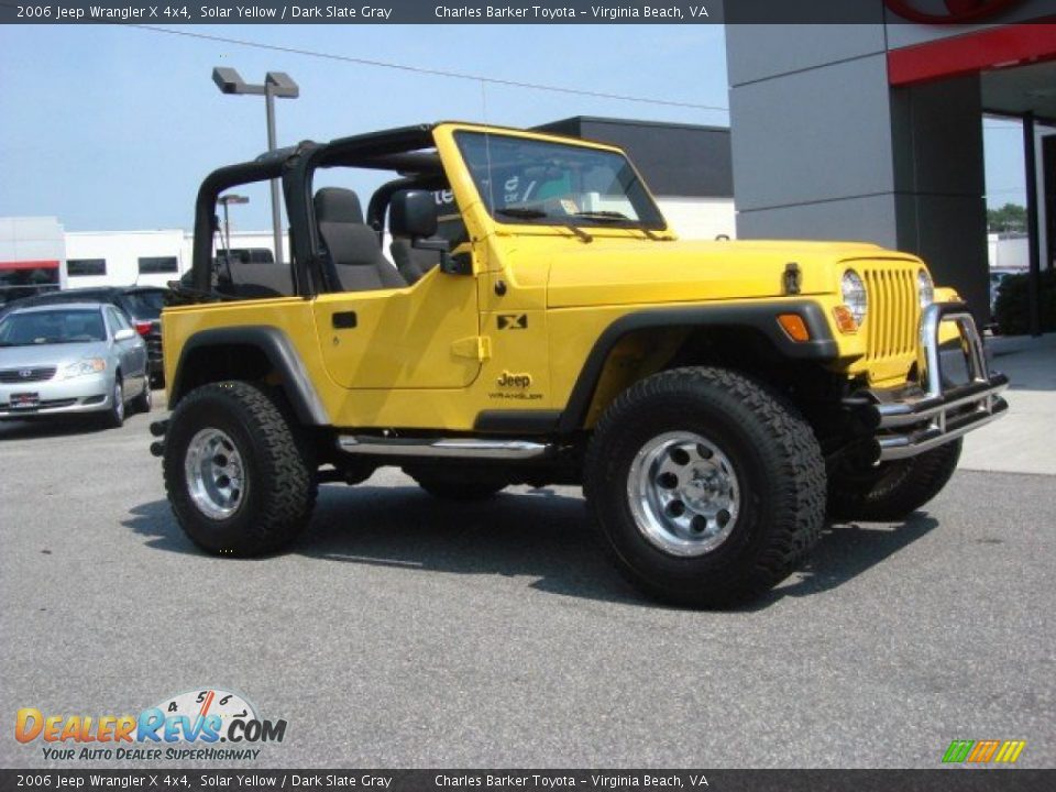 Solar Yellow 2006 Jeep Wrangler X 4x4 Photo #2