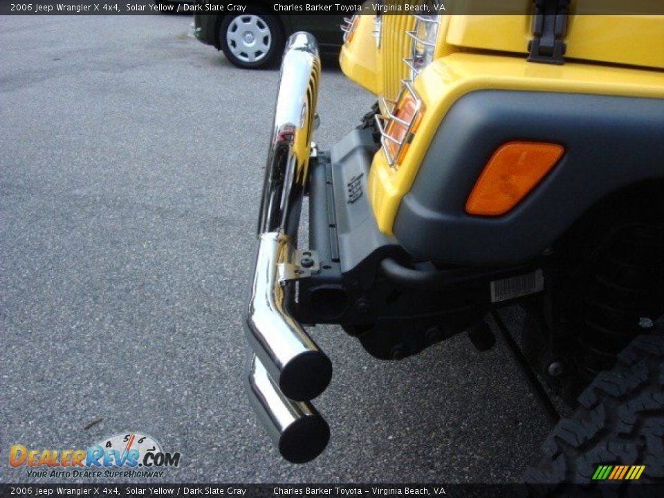 2006 Jeep Wrangler X 4x4 Solar Yellow / Dark Slate Gray Photo #20