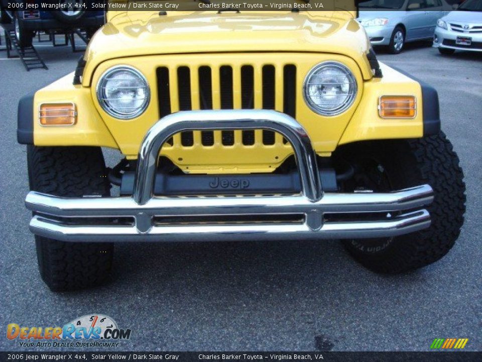 2006 Jeep Wrangler X 4x4 Solar Yellow / Dark Slate Gray Photo #21