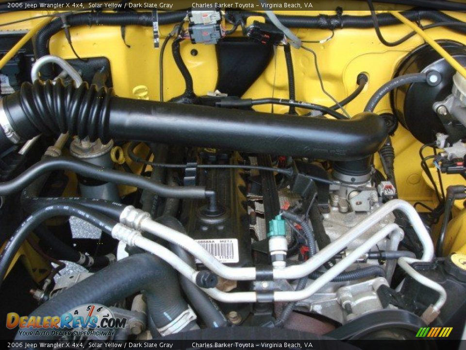 2006 Jeep Wrangler X 4x4 4.0 Liter OHV 12V Inline 6 Cylinder Engine Photo #22