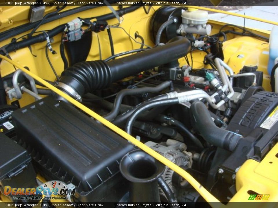 2006 Jeep Wrangler X 4x4 4.0 Liter OHV 12V Inline 6 Cylinder Engine Photo #23
