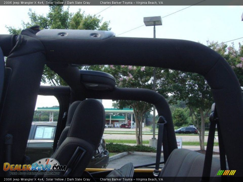 2006 Jeep Wrangler X 4x4 Solar Yellow / Dark Slate Gray Photo #26
