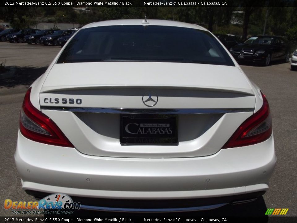 2013 Mercedes-Benz CLS 550 Coupe Diamond White Metallic / Black Photo #9