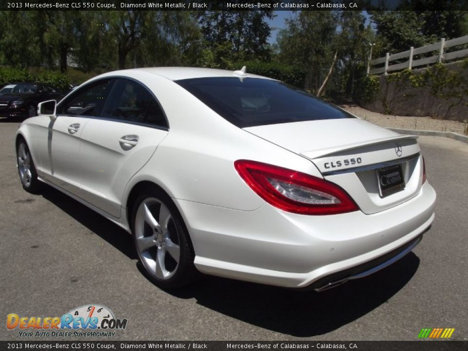 2013 Mercedes-Benz CLS 550 Coupe Diamond White Metallic / Black Photo #10