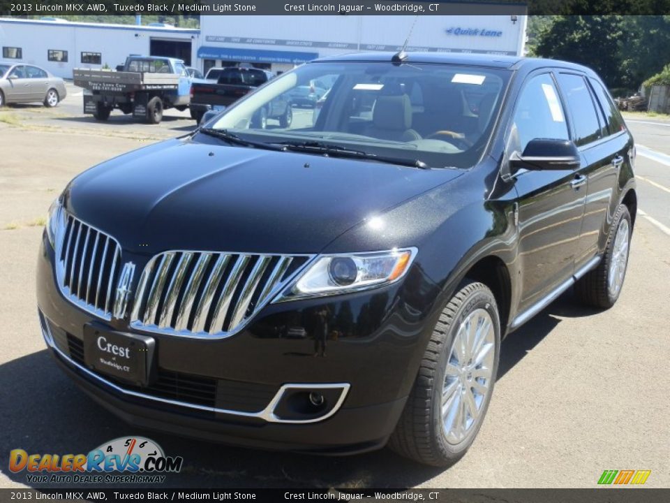 2013 Lincoln MKX AWD Tuxedo Black / Medium Light Stone Photo #2