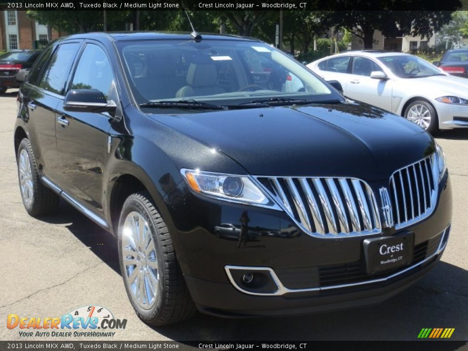 2013 Lincoln MKX AWD Tuxedo Black / Medium Light Stone Photo #4