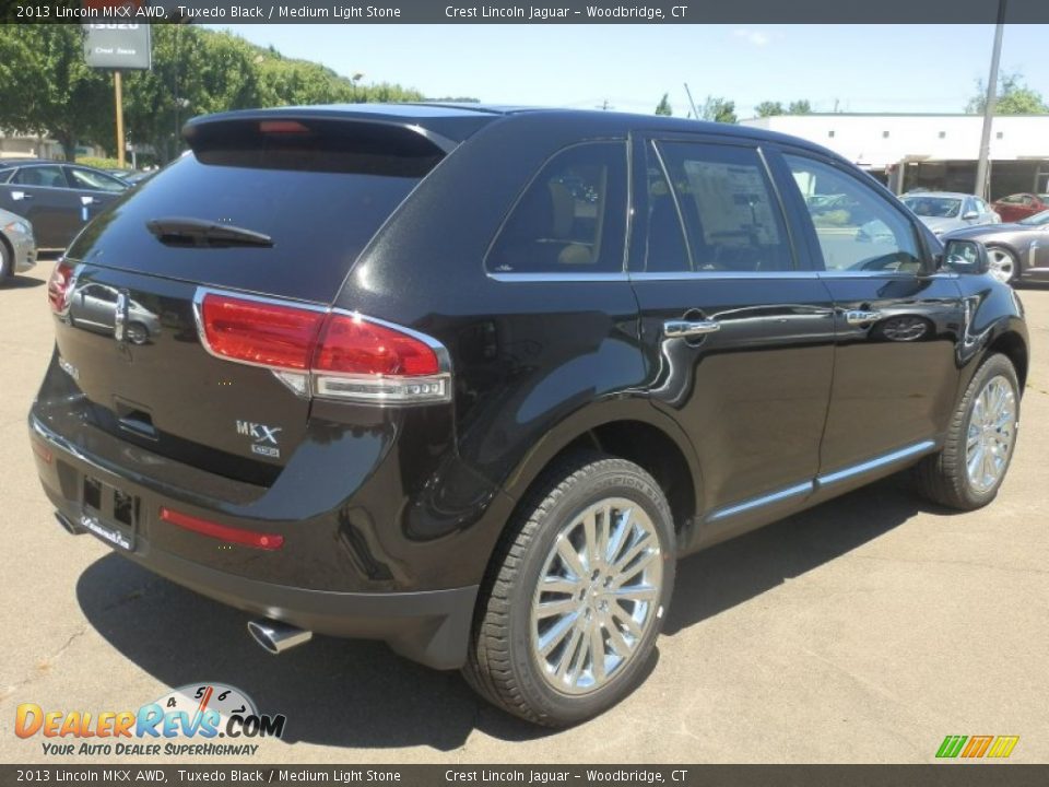 2013 Lincoln MKX AWD Tuxedo Black / Medium Light Stone Photo #5