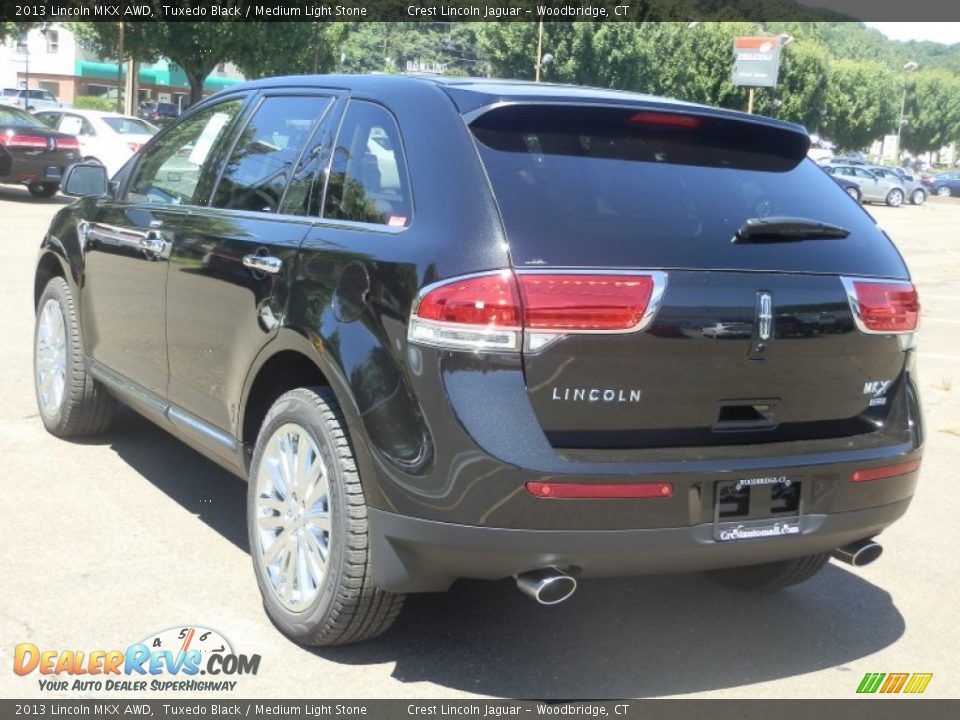 2013 Lincoln MKX AWD Tuxedo Black / Medium Light Stone Photo #6