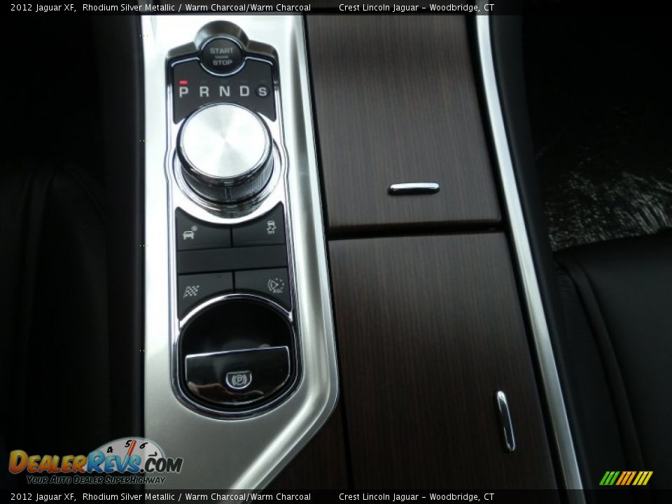 2012 Jaguar XF Rhodium Silver Metallic / Warm Charcoal/Warm Charcoal Photo #13