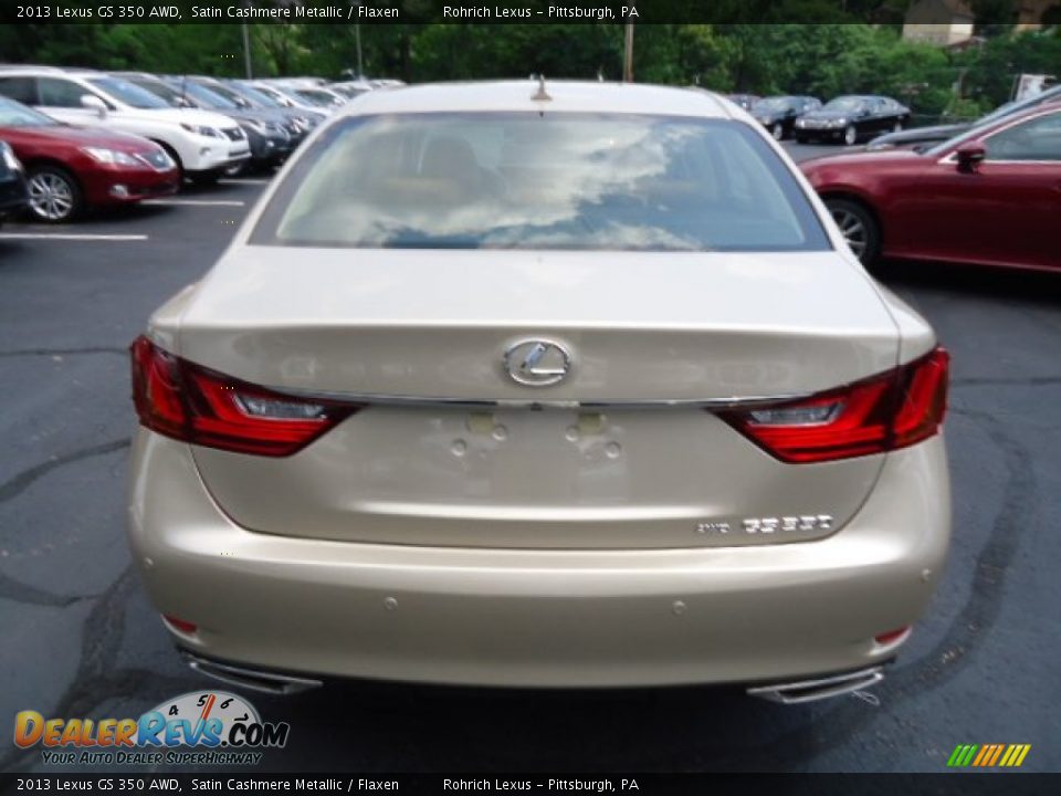 2013 Lexus GS 350 AWD Satin Cashmere Metallic / Flaxen Photo #3