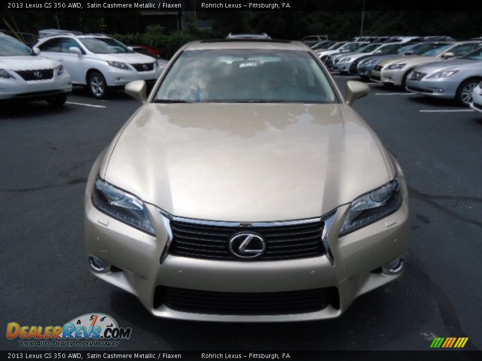 2013 Lexus GS 350 AWD Satin Cashmere Metallic / Flaxen Photo #7