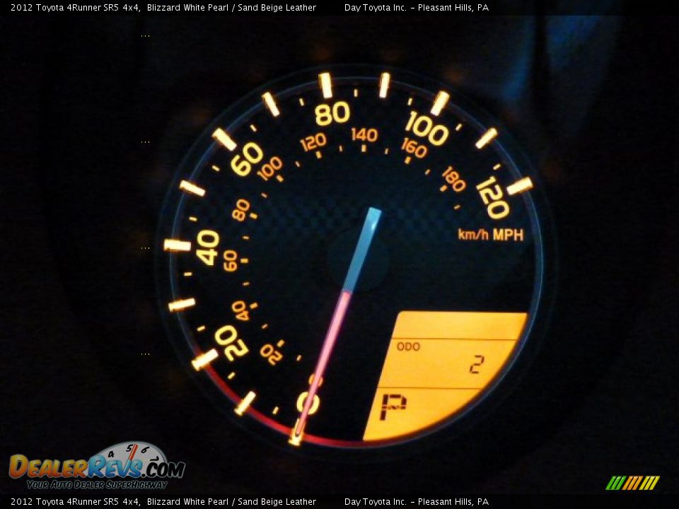 2012 Toyota 4Runner SR5 4x4 Blizzard White Pearl / Sand Beige Leather Photo #14