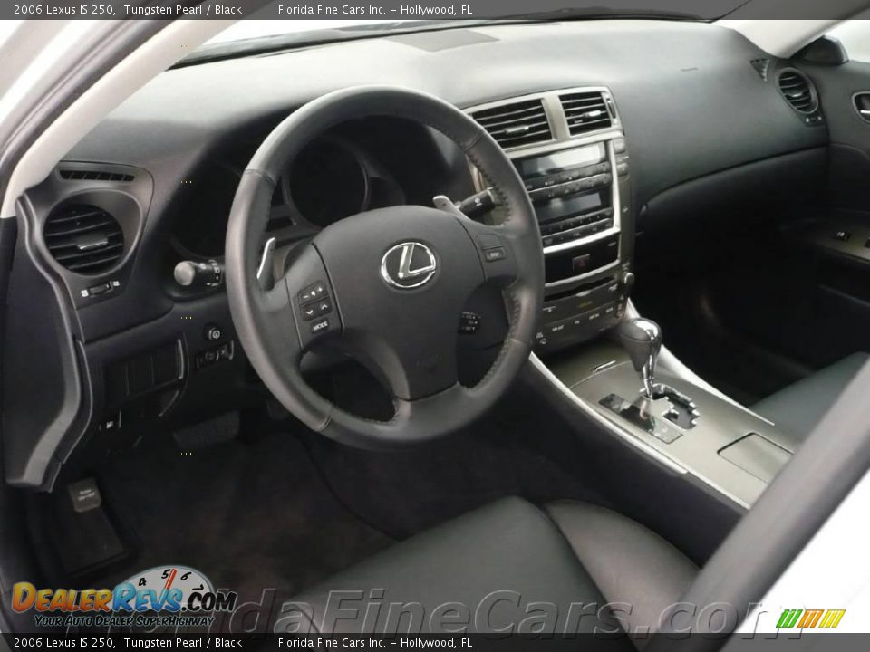 2006 Lexus IS 250 Tungsten Pearl / Black Photo #12