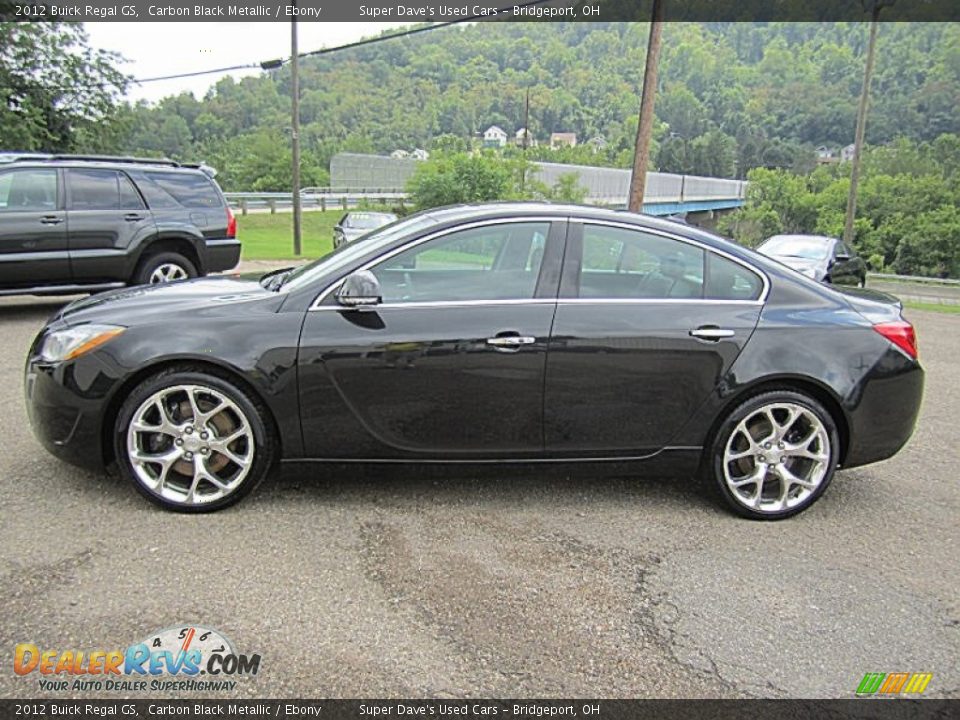 2012 Buick Regal GS Carbon Black Metallic / Ebony Photo #3