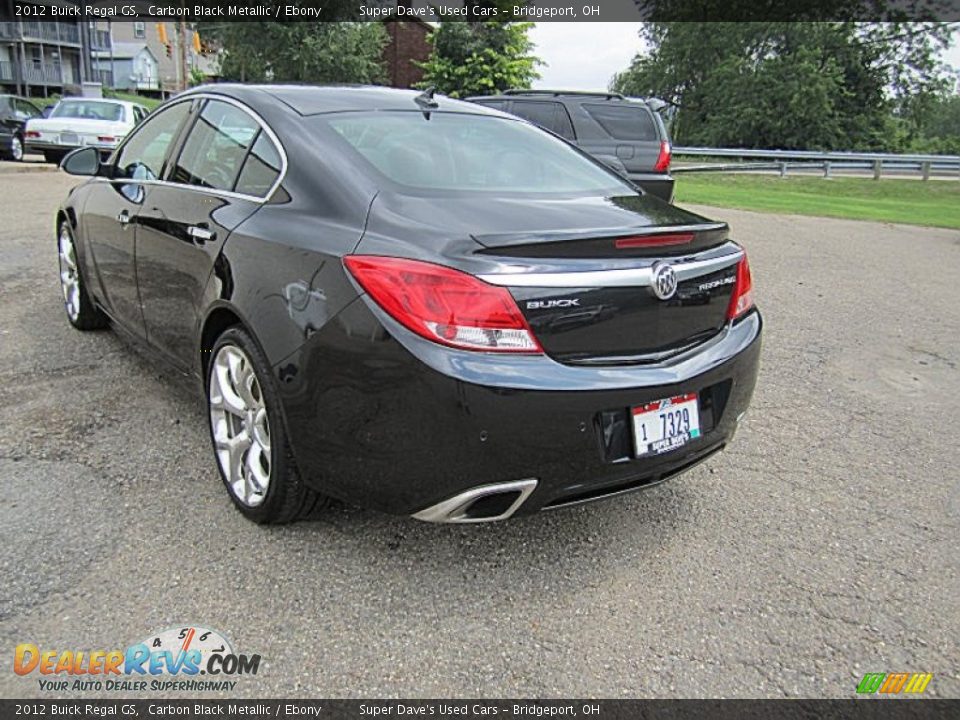 2012 Buick Regal GS Carbon Black Metallic / Ebony Photo #5