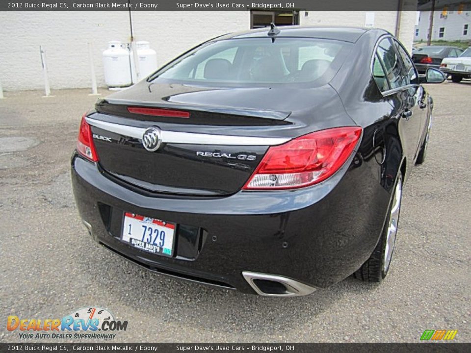 2012 Buick Regal GS Carbon Black Metallic / Ebony Photo #8