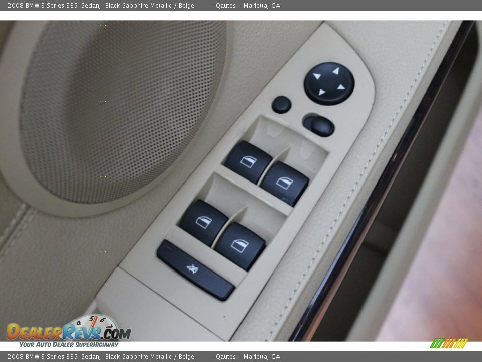 2008 BMW 3 Series 335i Sedan Black Sapphire Metallic / Beige Photo #31