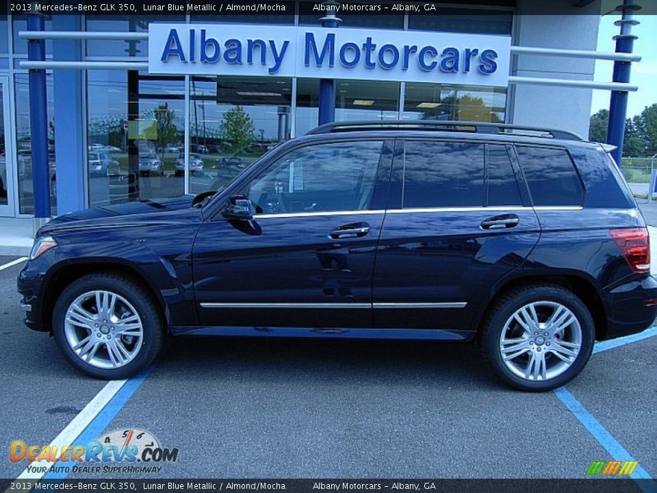 2013 Mercedes-Benz GLK 350 Lunar Blue Metallic / Almond/Mocha Photo #1