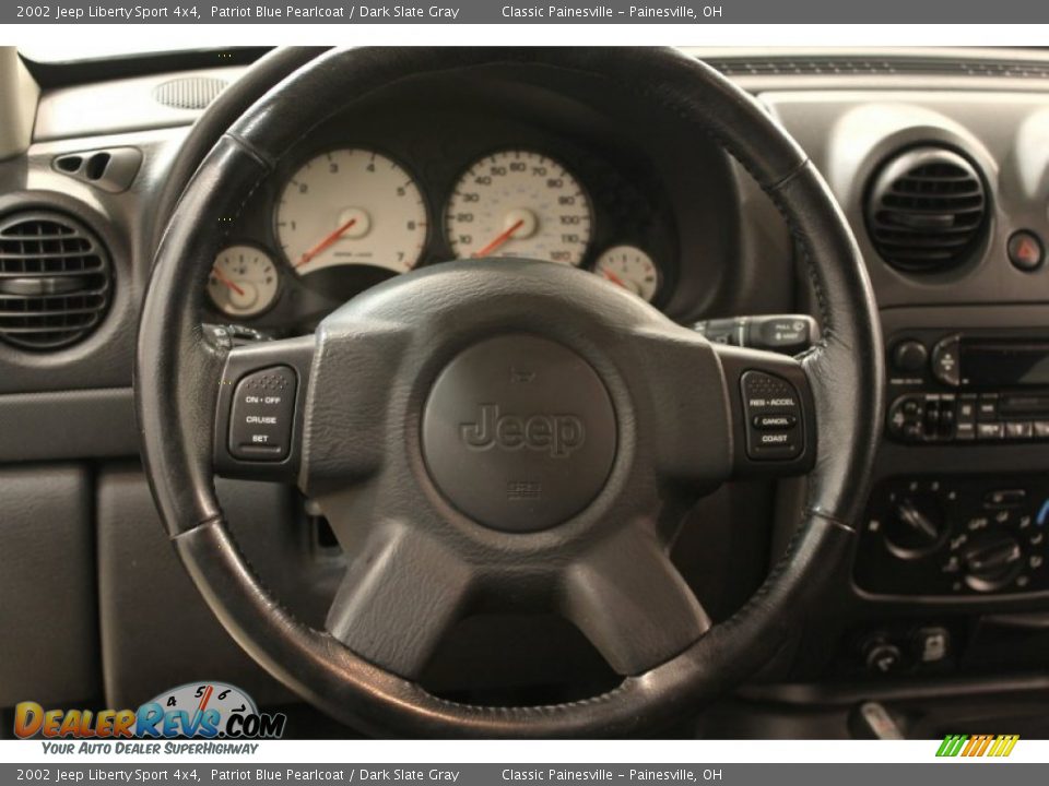 2002 Jeep Liberty Sport 4x4 Steering Wheel Photo #9