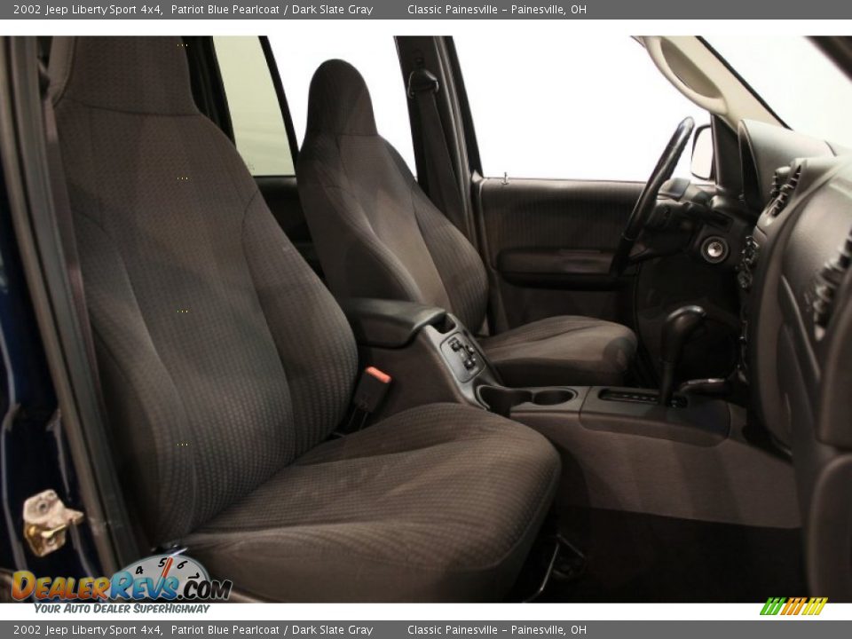2002 Jeep Liberty Sport 4x4 Patriot Blue Pearlcoat / Dark Slate Gray Photo #16