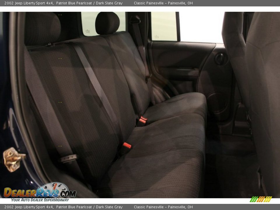 2002 Jeep Liberty Sport 4x4 Patriot Blue Pearlcoat / Dark Slate Gray Photo #17