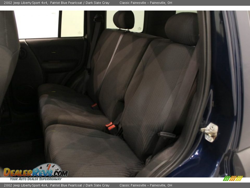 2002 Jeep Liberty Sport 4x4 Patriot Blue Pearlcoat / Dark Slate Gray Photo #18