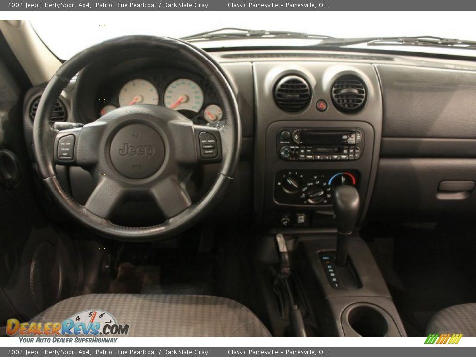 2002 Jeep Liberty Sport 4x4 Patriot Blue Pearlcoat / Dark Slate Gray Photo #19