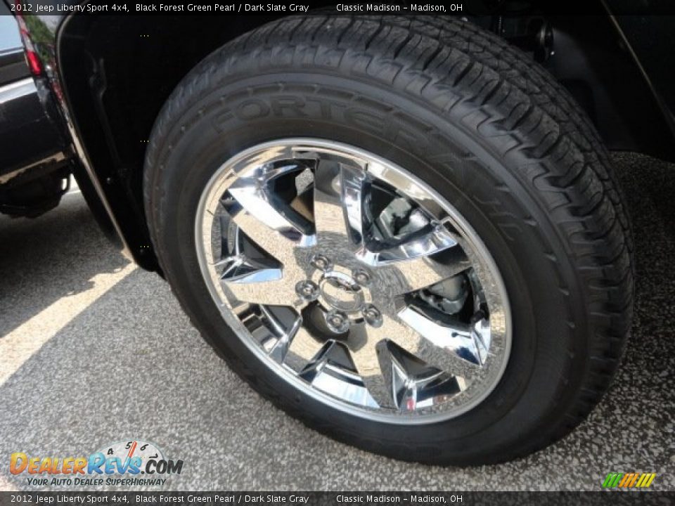 2012 Jeep Liberty Sport 4x4 Black Forest Green Pearl / Dark Slate Gray Photo #4