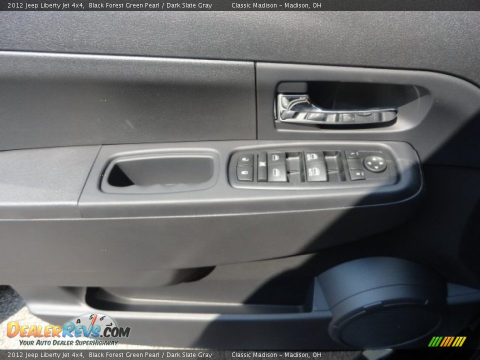 2012 Jeep Liberty Jet 4x4 Black Forest Green Pearl / Dark Slate Gray Photo #4